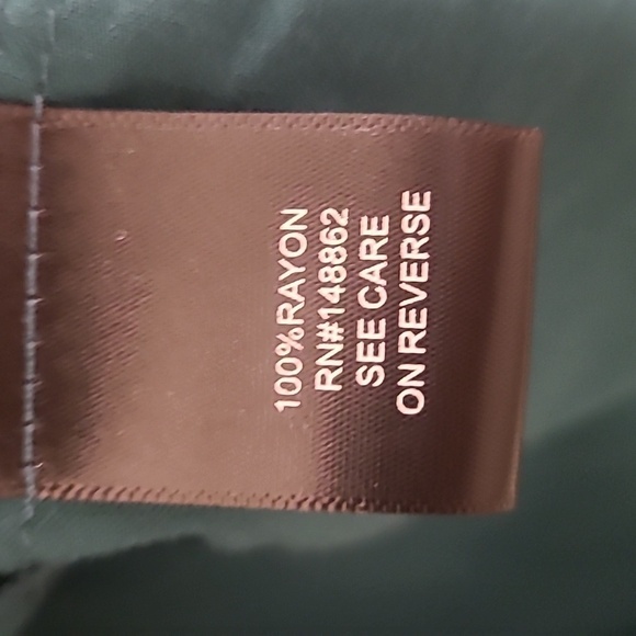 Torrid green long sleeve smocked button front tunic length blouse top - Picture 6 of 8